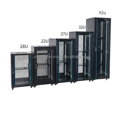 SPCC холоднокатаная сталь 4u 6u 9u 12u 22u 27u 32u 36u 42u 47u Стандартный серверный шкаф
