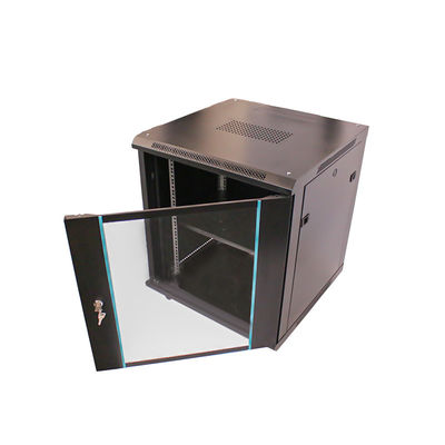 15U Data Enclosure Server Rack Стенная установка Сетевой шкаф Стеклянная дверь Единая секция
