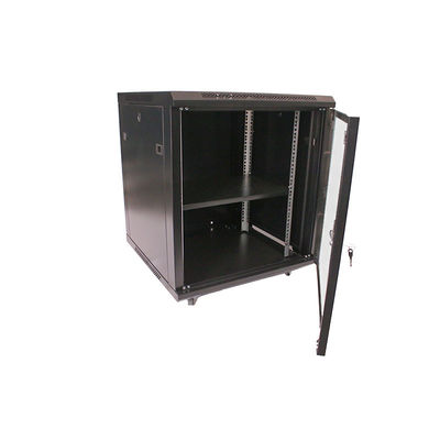 15U Data Enclosure Server Rack Стенная установка Сетевой шкаф Стеклянная дверь Единая секция