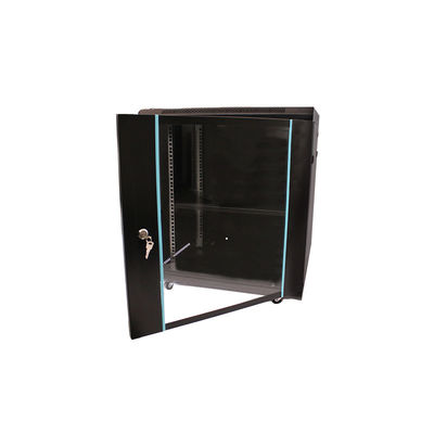 15U Data Enclosure Server Rack Стенная установка Сетевой шкаф Стеклянная дверь Единая секция