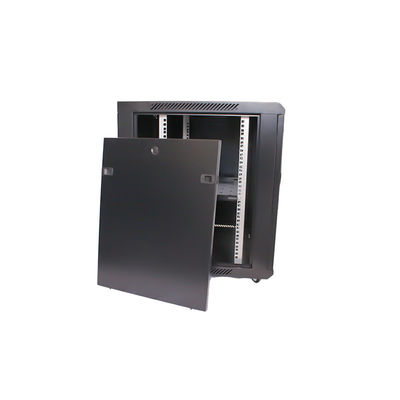 Двустворчатый телекоммуникационный шкаф 15U черный серверный раковина корпуса для контейнера центра обработки данных