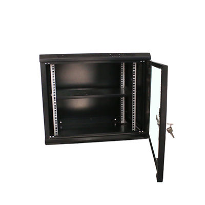 9U Server Rack Cabinet изготовлен из холоднокатаной стали SPCC для офисной сети