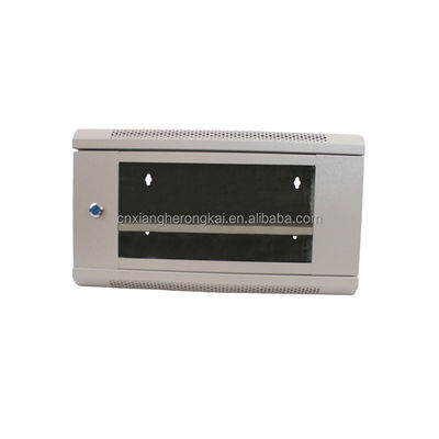 Заказный сетевой шкаф 6U Черный серверный шкаф с холоднокатаным стальным материалом