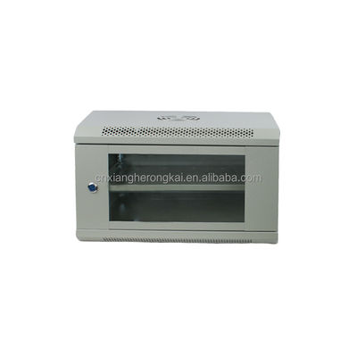 Заказный сетевой шкаф 6U Черный серверный шкаф с холоднокатаным стальным материалом