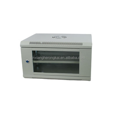 Заказный сетевой шкаф 6U Черный серверный шкаф с холоднокатаным стальным материалом